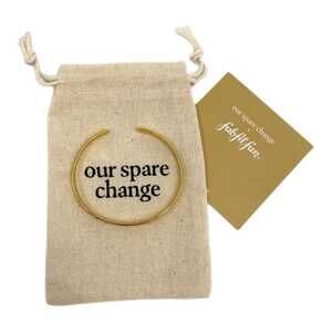 Our Spare Change Gold Floral Cuff Bracelet | Perfect for Any Occasion